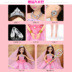 Doll Girl Set Hộp quà tặng Dress Up Wedding Dress Công chúa sinh nhật Quà tặng trẻ em Đồ chơi đơn Barbie ngọt ngào - Búp bê / Phụ kiện búp bê barbie nấu ăn Búp bê / Phụ kiện