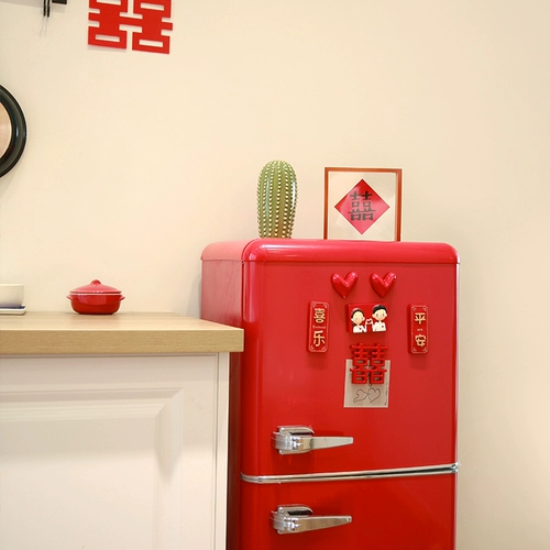 Магнит на холодильник, мультяшная милая именная наклейка