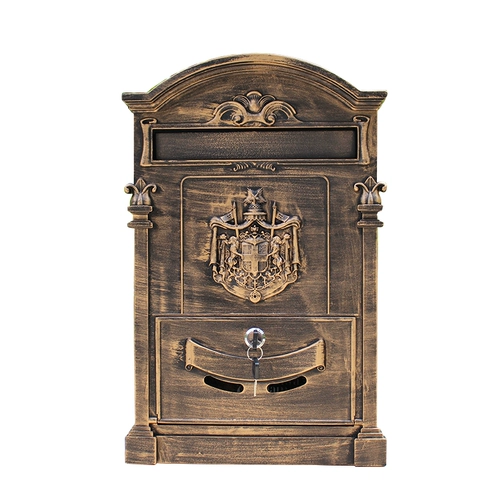 Ретро вилла, настенный почтовый ящик, уличная коробка