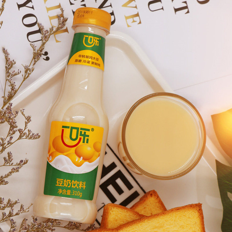 【一口乐】鲜磨豆奶310g*24瓶