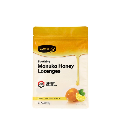 Австралия Новая Зеландия Comvita Manuka Honey 10+ леденцы с прополисом для горла и лимонные конфеты 500 г