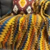 nước Mỹ chăn đan tôn thảm đặc điểm đi chân sofa giường giải trí mô hình phòng thảm trang trí đi chăn zigzag - Ném / Chăn