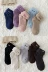 Vớ nữ mùa đông cộng với nhung dày len ấm ống vớ Hàn Quốc dễ thương mùa đông siêu dày khăn ngủ tất nữ - Bít tất nữ