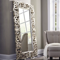 Французское резьба цельного тела зеркало в европейском стиле ретро системное зеркало ретро -ретро -ретро -зеркало зеркало барочное зеркало помещение большого зеркала