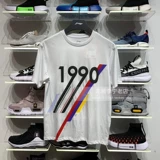 Li Ning, летняя хлопковая футболка с круглым воротником, спортивный костюм, короткий рукав, оверсайз