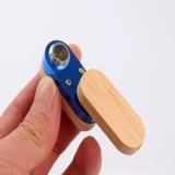 Портативный креативный маленький металлический деревянный стеклянный кальян