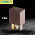 Omron Ô tô 12v4 Rơle Foot 35A DC Rơle Xe còi Light bắt đầu rơle chung còi điện 24v còi sên denso 