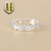 Nhật Bản và Hàn Quốc 925 sterling bạc mở ngón tay nhẫn nhẫn phụ kiện trang sức Hàn Quốc thời trang đơn giản đôi nam nữ nhẫn đuôi nhẫn kim tiền Nhẫn