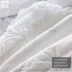 Sợi màu Hàn Quốc chăn bông trắng tinh khôi ba mảnh thêu hoa hồng lãng mạn mẫu phòng điều hòa mềm mại là Trải giường