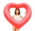 Net màu đỏ tình yêu bơi vòng dày dành cho người lớn nách vòng dễ thương cô gái nổi vòng kỳ nghỉ inflatable nổi giường nổi hàng