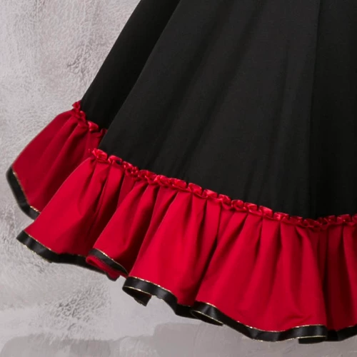 Современная тренировка длинная юбка Большая танцевальная юбка танцевальная юбка Fox Step Tapper Waltz Dance Юбка XC_003