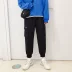 Hua Tsai mặc INS siêu lửa mùa thu nam rạng rỡ mặc quần nhiều túi rung cùng một đoạn quần bình thường jean nam Quần làm việc