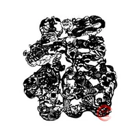 Широкий Zodiac NAFU (55*67 см плюс красная бумага