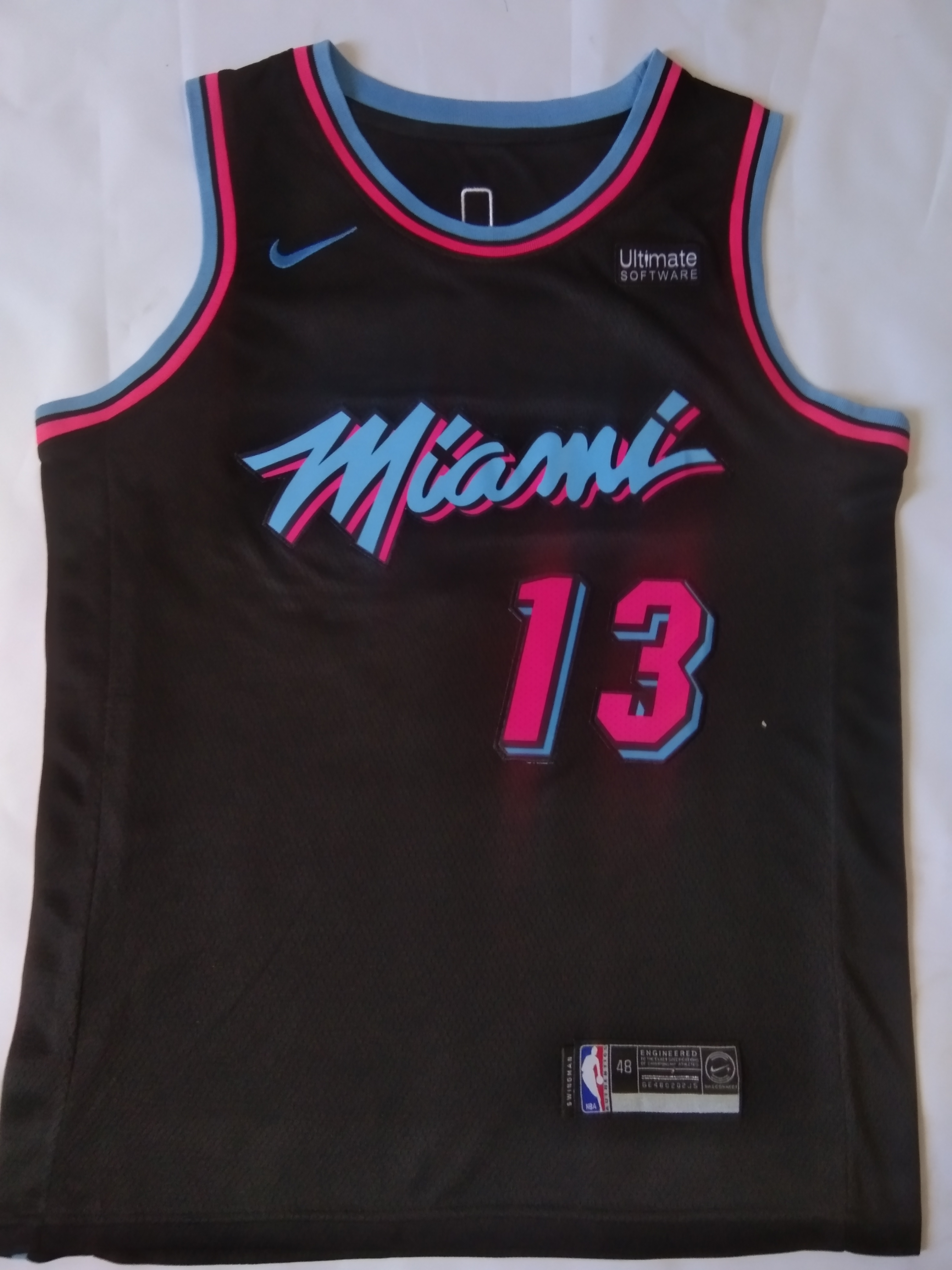 Heat 13 City Edition BlackThe heat No. 3 Wade Jersey men and women Basketball clothes No.22 Butler Jersey City Edition Basketball clothes vest