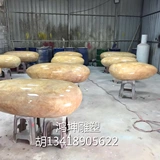 Стеклянное реалистичное кресло для отдыха, цветочный горшок