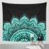 Châu Âu và Hoa Kỳ thời trang in 3D tấm thảm đen trắng cổ điển treo tường tấm thảm treo tường vải nền yoga Tapestry