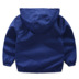 Áo khoác trẻ em hai lớp áo khoác 2019 mùa thu mới cho bé trai áo khoác nam bé trùm đầu áo khoác cardigan 7707 - Áo khoác áo khoác trẻ em nữ 10 tuổi Áo khoác