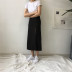 Mùa xuân mới retro Hồng Kông hương vị chic gió thời trang là mỏng hoang dã side khe cao eo bước váy váy váy dài chân váy hoa nhí Váy