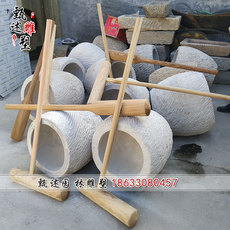 Мешалка 打糍粑的木锤石臼木锤棒打年糕木槌实木打糯米粑糍粑棒捣艾叶辣椒