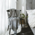 Tinh khiết Bắc Âu sofa văn phòng chăn thú chăn đơn sợi lông sợi chăn dệt kim máy lạnh chăn ngủ trưa - Ném / Chăn chăn lông cừu mỏng Ném / Chăn