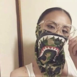 Акула в стиле хип-хоп подходит для мужчин и женщин, камуфляжный носовой платок, крокодил