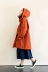 Suji Ange văn học retro Nhật Bản kích thước lớn áo khoác 2018 mùa thu mới lỏng trùm đầu áo gió nữ phần dài Trench Coat