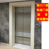 Искусственная мраморная дверная рама приносит каменную лифту фона фона стены на стенах