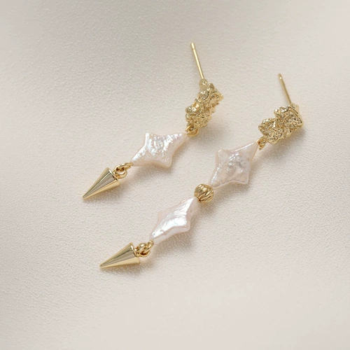 14K Объектив настоящий золото, библиотека заклепка для воды капелька для капель