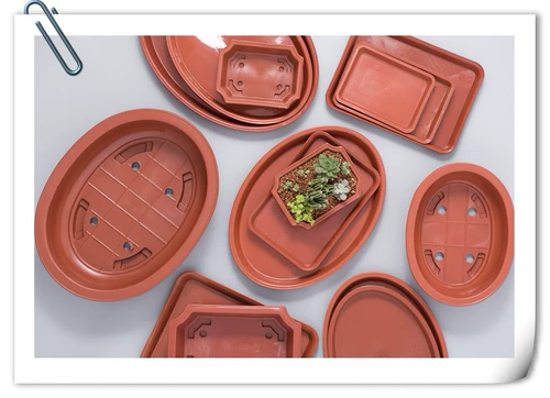 Прямоугольный пластиковый цветочный горшок