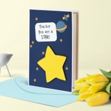 艾晴手贺 Новый год, чтобы отправить учителя -мужчин Трех -раздель DIY HEYIN PRODUCT 3D ДИЖИ ДИРА ДИРЕВЫХ ДИСТОЧНЫЙ ДИСТОЧНА