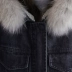 Bông của phụ nữ phần dài 2018 mùa đông Hàn Quốc phiên bản mới bf lỏng dày cộng với nhung lamb tóc denim jacket bông áo khoác