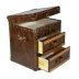 Han Zi Mỹ da retro hộp lưu trữ hộp lưu trữ sofa bên cà phê vài hộp da bò hộp đầu giường đơn giản - Cái hộp Cái hộp