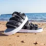 Mùa hè đôi bãi biển sao dép thoáng khí thể thao giản dị giày vài Velcro một bàn đạp trọng lượng nhẹ thời trang nam giới và phụ nữ giày dép quai hậu nam adidas
