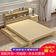 giường gỗ đơn giản 1,8 m 1,5 m giường đôi thạc sĩ kinh tế hiện đại giường 1,2 mét thuê - Giường các mẫu giường đẹp Giường