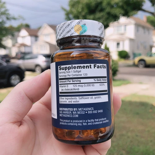 Метагеничный метагенный витамин D5000IU Витамин D3 5000 единиц