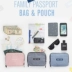 Hàn quốc A.shop du lịch tài liệu hộ chiếu gói dung lượng lớn gia đình 3-4 người hộ chiếu lưu trữ túi ladies túi nhỏ