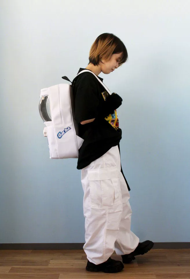 Capacious backpack, creative school bag, style, simple and elegant design