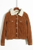 Áo khoác mùa thu và mùa đông áo khoác nữ phiên bản Hàn Quốc áo khoác dày bằng da cừu thời trang áo khoác cotton ngắn thẳng M45  49 - Bông áo phao hàn quốc nữ Bông