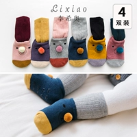 Vớ trẻ em Bít tất mùa thu 0-2-3 tuổi Quần cotton nam dễ thương và vớ cho bé bảy tháng - Vớ quần tất cho bé giá tốt