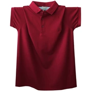Của nam giới Polo Shirt Ngắn Tay Áo của Nam Giới Màu Rắn Ve Áo T-Shirt Mùa Hè Màu Rắn Kinh Doanh Bình Thường Nửa Tay Áo T-Shirt Top Kích Thước Lớn