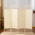 Jiamei Grass Art Folding Màn hình Phòng ngủ đơn giản Trang trí màn hình gấp trong nhà Phòng khách Di động Gỗ nguyên khối Phân vùng màn hình Trung Quốc vách ngăn phòng khách bằng gỗ đẹp 