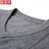 Áo len len cổ điển nam mùa đông Hengyuanxiang 100% - Áo len