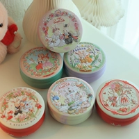 Алиса Dreamwim свадебная тема свадебная тема кролика круглая коробка Happy Sugar Box Creative Iron Box Candy Wedding Powder