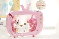 Розовая белая кукла