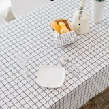 Свежая ткань, скандинавский прямоугольный журнальный столик, из хлопка и льна