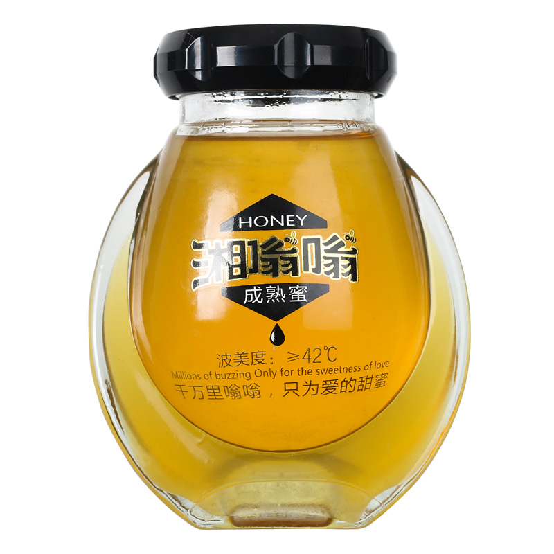 湘嗡嗡深山野花蜜 瓶装纯正宗农家自然成熟百花源中华蜂土蜂蜜
