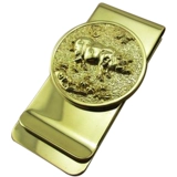 Латунный кошелек, канцтовары, зажим для денег, китайский гороскоп