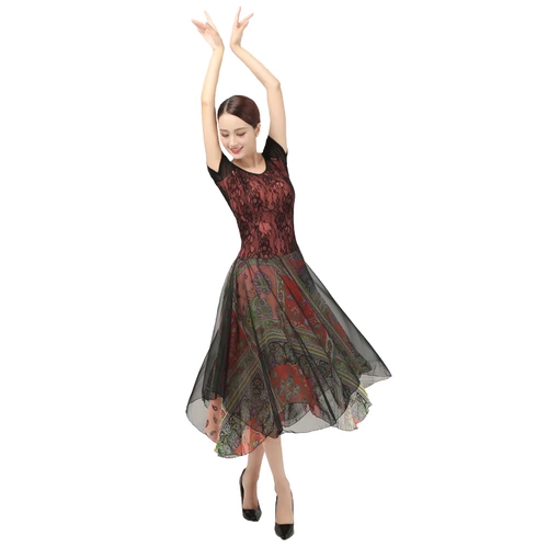 Летнее платье, мини-юбка, шифоновая длинная юбка, танцующая спортивная одежда, короткий рукав, большой размер