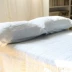 Bộ chăn ga gối đệm trắng ba mảnh Châu Âu bông trắng được giặt bằng chăn được gửi bởi mùa hè mát mẻ bằng vỏ gối máy lạnh đôi - Trải giường