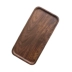 Mi Li Style Black Walnut Palette Wood Dish Wood Dish Square Hình chữ nhật Khay Solid Wood Black Walnut Khay - Tấm